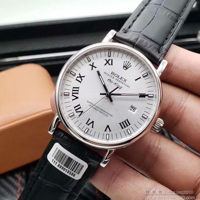 ROLEX勞力士 2019款 切利尼 百搭款 深邃藍 針扣 背透 防水 男士腕表  wssb4204